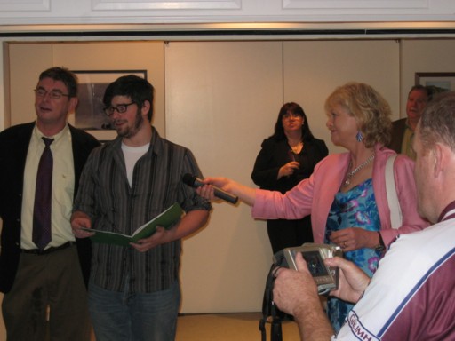 �ine N� Churr�in, RT�, P�draig � Car�il is lucht Ollscoil Nua-Eabhraic