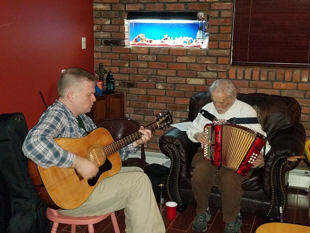 with Luke at Brian's, 2019