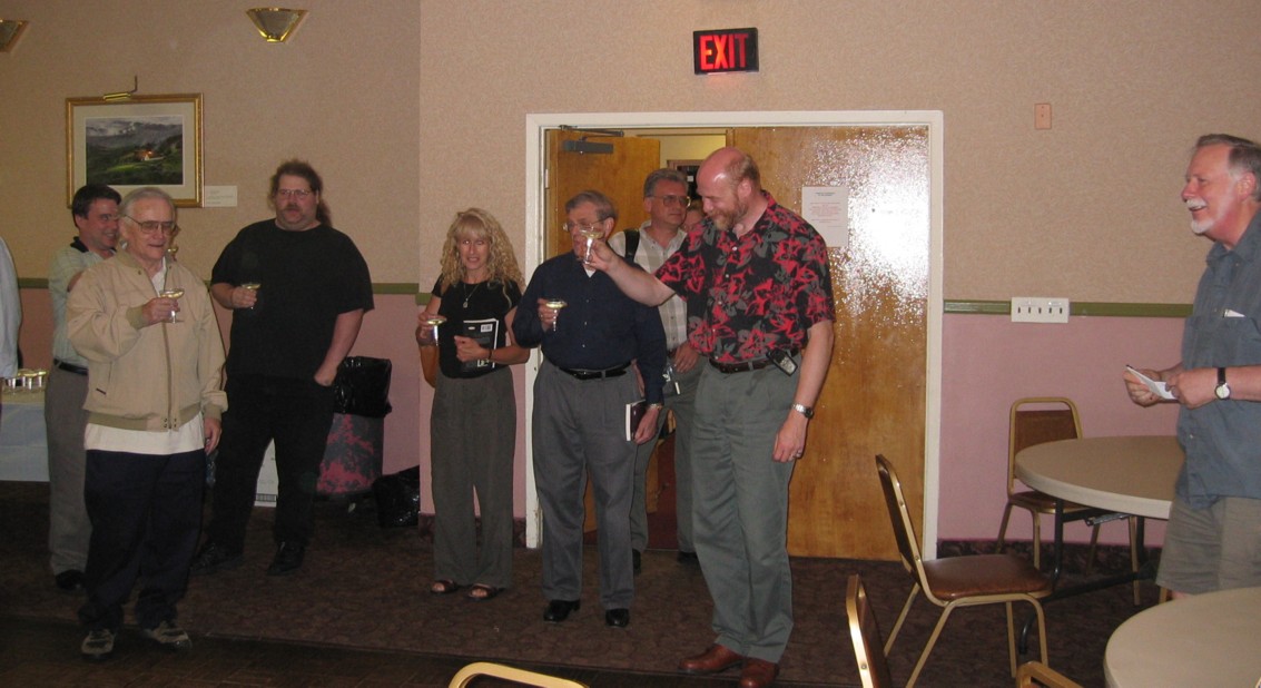 S&eacute;amas' book launching, 2004